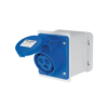 EC690 WALL MOUNT. SOCKET 16A IP44 1P+N+E 220-240V 2