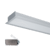 LED ΠΡΟΦΙΛ ΧΩΝΕΥΤΟ S48 12W 4000K 600MM ΓΚΡΙ+ΚΙΤ ΑΣΦΑΛΕΙΑΣ 1