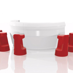 LED ΓΩΝΙΑ MALLORCA IP65 ΨΥΧΡΟ ΛΕΥΚΟ