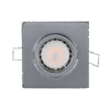 LED ΣΠΟΤ ΜΕΤΑΛΛΙΚΟ ΤΕΤΡΑΓΩΝΟ PAR 16 5.5W 2700-3000K ΝΙΚΕΛ ΜΑΤ