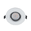 LED ΣΠΟΤ ΠΛΑΣΤΙΚΟ ΣΤΡΟΓΓΥΛΟ PAR 16 5.5W 2700-3000K ΛΕΥΚΟ 1