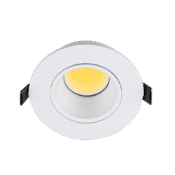 LED ΣΠΟΤ ΠΛΑΣΤΙΚΟ ΣΤΡΟΓΓΥΛΟ COB 7W 4000-4300K ΛΕΥΚΟ