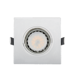 LED ΣΠΟΤ ΠΛΑΣΤΙΚΟ ΤΕΤΡΑΓΩΝΟ PAR 16 5.5W 2700-3000K ΛΕΥΚΟ