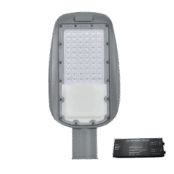 PRAGUE SMD LED ΦΩΤΙΣΤΙΚΟ ΔΡΟΜΟΥ 50W 4000K IP65+ ΚΙΤ ΑΣΦΑΛΕΙΑΣ