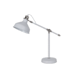 JOHN ΕΠΙΤΡΑΠΕΖΙΟ ΦΩΤΙΣΤΙΚΟ 1XE27 ΛΕΥΚΟ H600mm