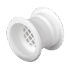 EL02-114 DOOR SLAVE D35-40MM, 6PCS WHITE 2
