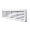 EL02-127 DOOR GRILLE 115x430MM, WHITE