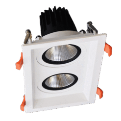 ΔΙΠΛΟ ΚΙΝΟΥΜΕΝΟ LED ΣΠΟΤ 2X15W 230V 4000K ΛΕΥΚΟ