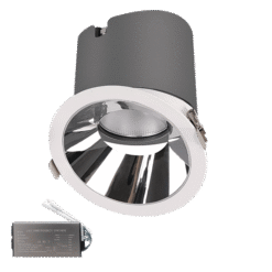 EL-6453 LED ΣΠΟΤ  ВМ 20W 3000K 38° ΜΕΛΙ+ΚΙΤ ΑΣΦΑΛΕΙΑΣ