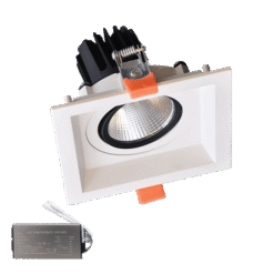 ΤΕΤΡΑΓΩΝΟ LED ΣΠΟΤ  30W 230V 3000K WH+ΚΙΤ ΑΣΦΑΛΕΙΑΣ