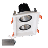 ΔΙΠΛΟ LED ΣΠΟΤ 2X30W 230V 3000K WH+ΚΙΤ ΑΣΦΑΛΕΙΑΣ 1