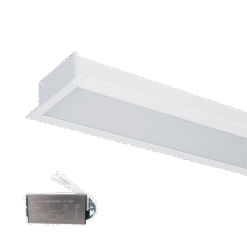 LED ΠΡΟΦΙΛ ΙΣΧΥΟΣ ΧΩΝΕΥΤΗΣ ΤΟΠΟΘΕΤΗΣΗΣ S48 40W 4000K ΛΕΥΚΟ+ΜΠΑΤΑΡΙΑ ΑΣΦΑΛΕΙΑΣ