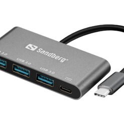 Sandberg USB-C to 3xUSB 3.0 Hub + PD