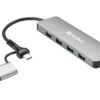 Sandberg USB-C/A to 4xUSB 3.0 Hub 2 Sandberg USB-C/A to 4xUSB 3.0 Hub 2