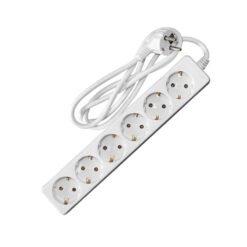 Πολύπριζο με Εξαπλό Σούκο και Καλώδιο 3×1,5m² 5,0m