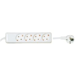 HT-GB04 Πολύπριζο χωρίς διακόπτη 4 θέσεων με καλώδιο  3Χ1.5mm