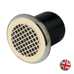 Εξαεριστήρας LoProfile Ø100mm με Χρυσός Brass Στρογγυλός