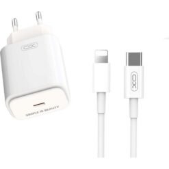 XO-L141 LIGHTNING Τροφοδοτικό-φορτιστής 5V 2OW με καλώδιο LIGHTNING