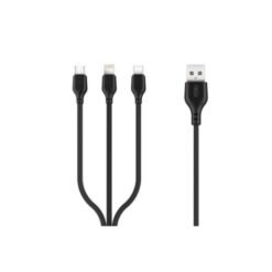 XO-NB103 Καλώδιο φόρτισης 3 σε 1 από USB A σε Lightning + Type C + Micro USB 1.2m