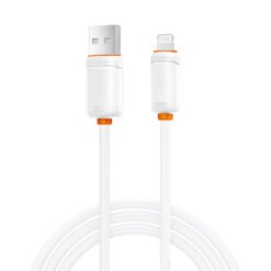 XO-NB302 LIGHTNING USB 2.0 Καλώδιο φόρτισης και μεταφοράς δεδομένων 3A σε Lightning  1m Λευκό